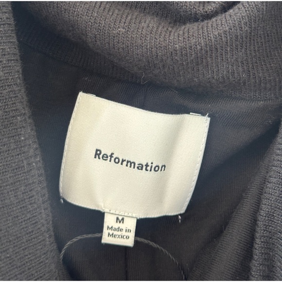 REFORMATION Jamen Black Knit Dress M - Picture 4 of 5